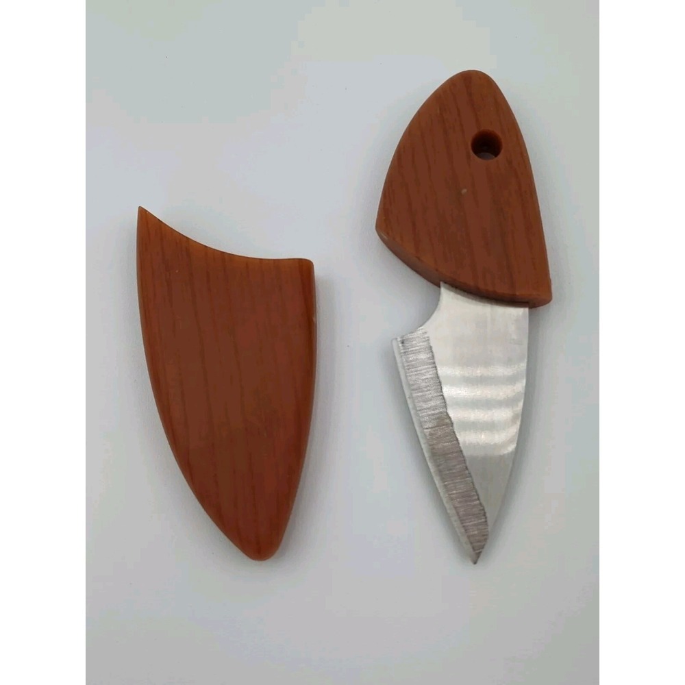Knife Portable Pocket Outdoor Hunting Camping Small Wood-like 👀📸SEE📏📸‎ - Picture 2 of 10